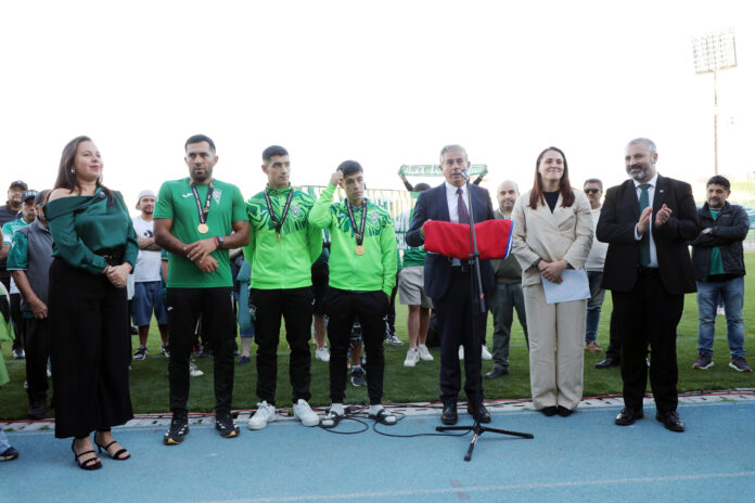 Recibimiento plantel Santiago Wanderers campeón Copa Libertadores Sub20