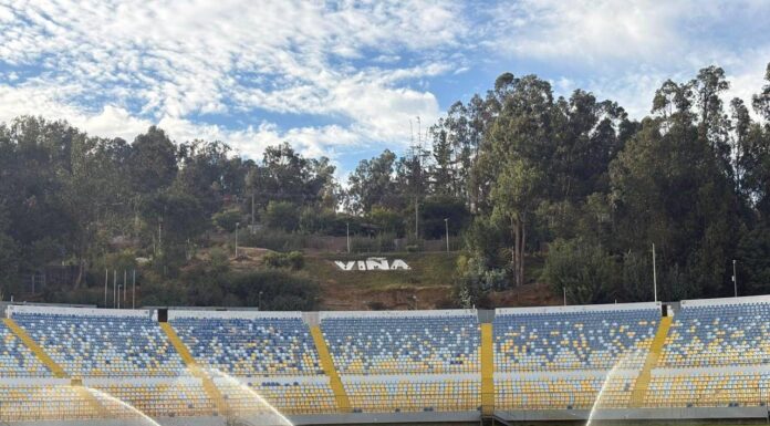 Cancha de Estadio Sausalito está lista para recibir el partido de Everton y Deportes LImache