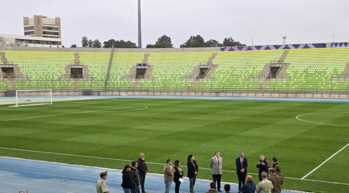 Delegado Presidencial y equipos técnicos realizan visita inspectiva a Estadio Elías Figueroa por duelo de Chile v/s Argentina