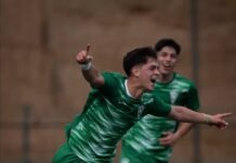 Santiago Wanderers rescató un vibrante empate 4-4 ante Palestino en el estreno de la Proyección
